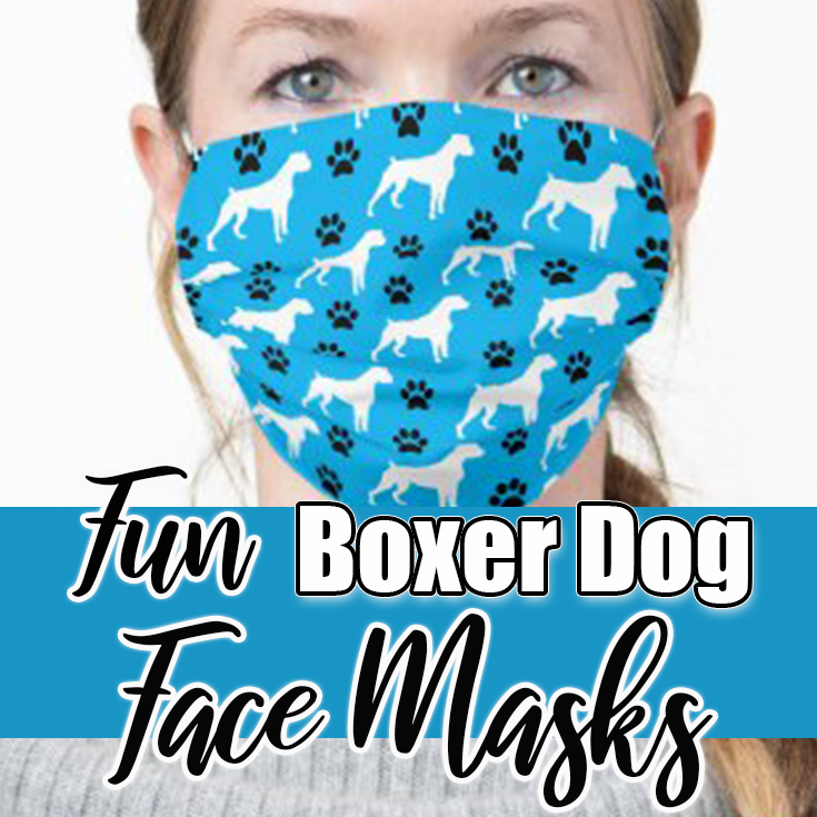 Fun Boxer Dog Masks