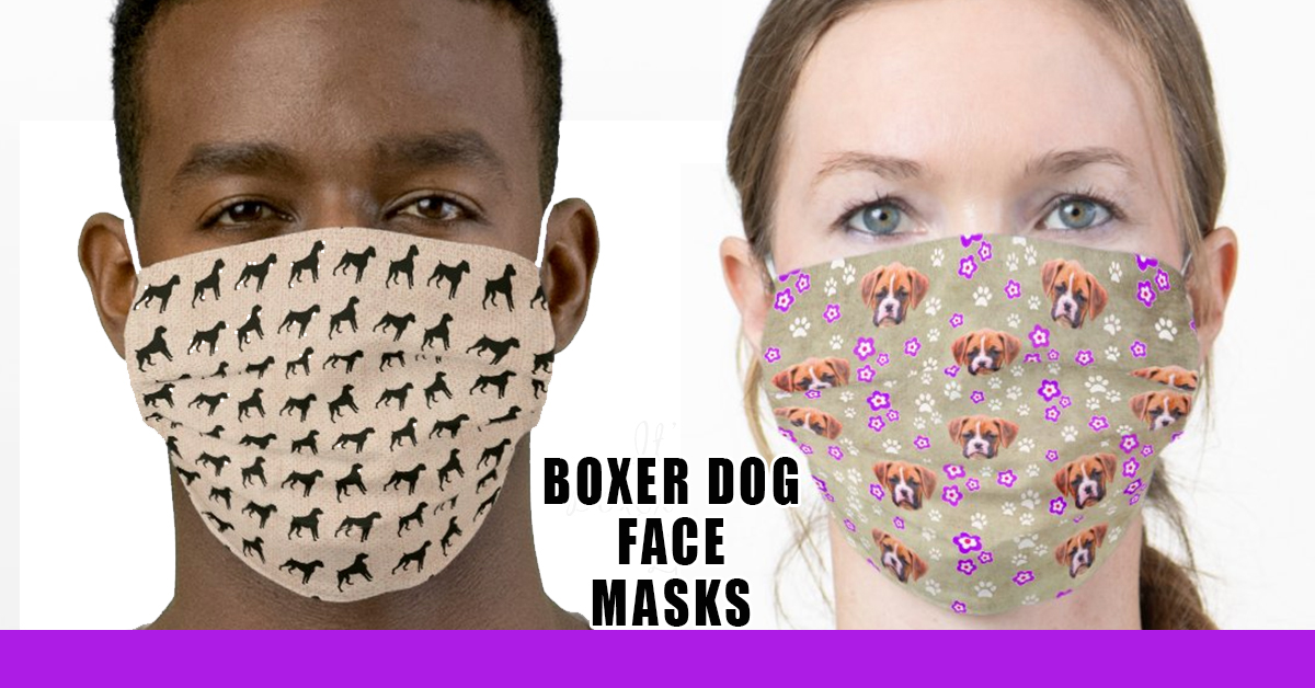 Boxer Dog Face Masks