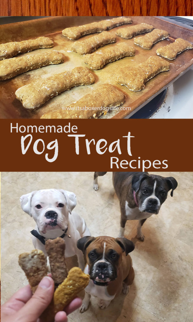 Homemade dog treats are fun to make and give to your dogs or as gift for dog lovers.  Make peanut butter dog treat recipe with easy to find ingredients.